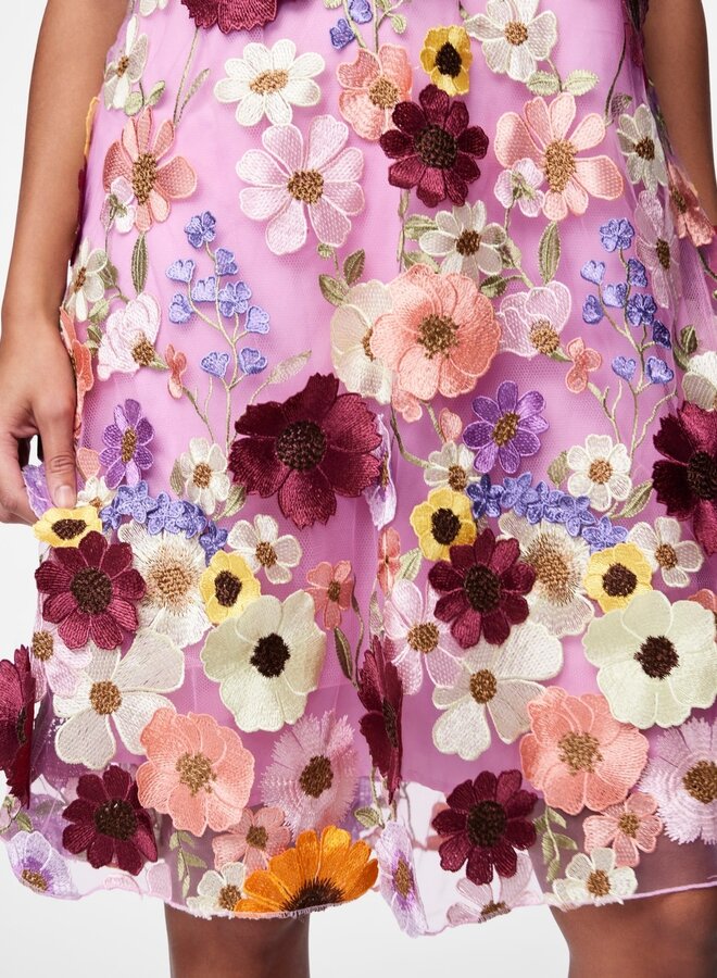 Flowering SS Dress / Pink Lavender