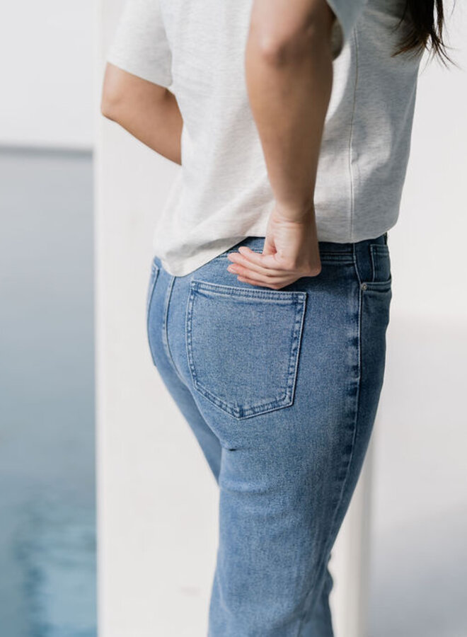 Mom Jeans Colette Medium Blue