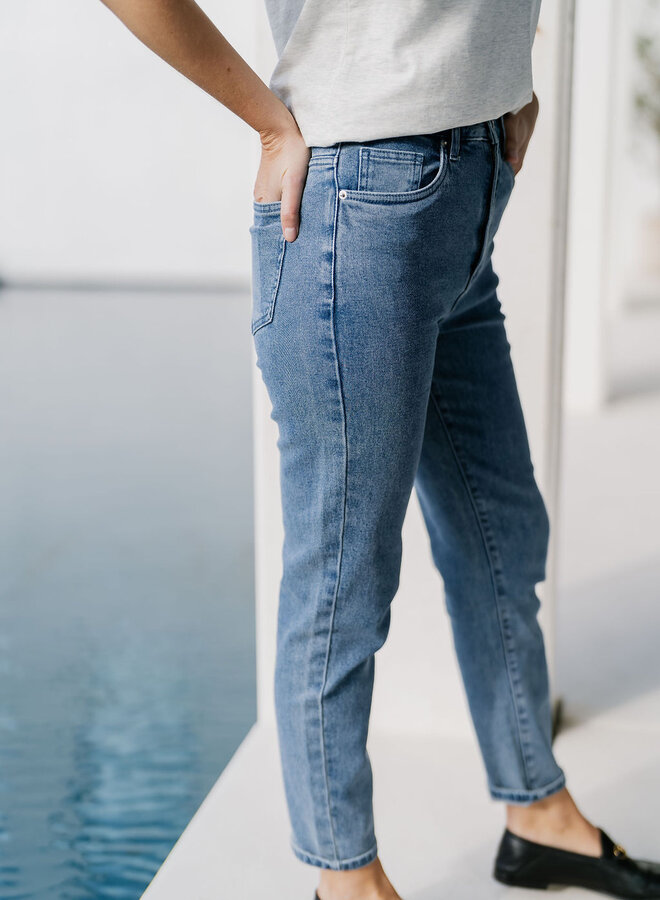 Mom Jeans Colette Medium Blue