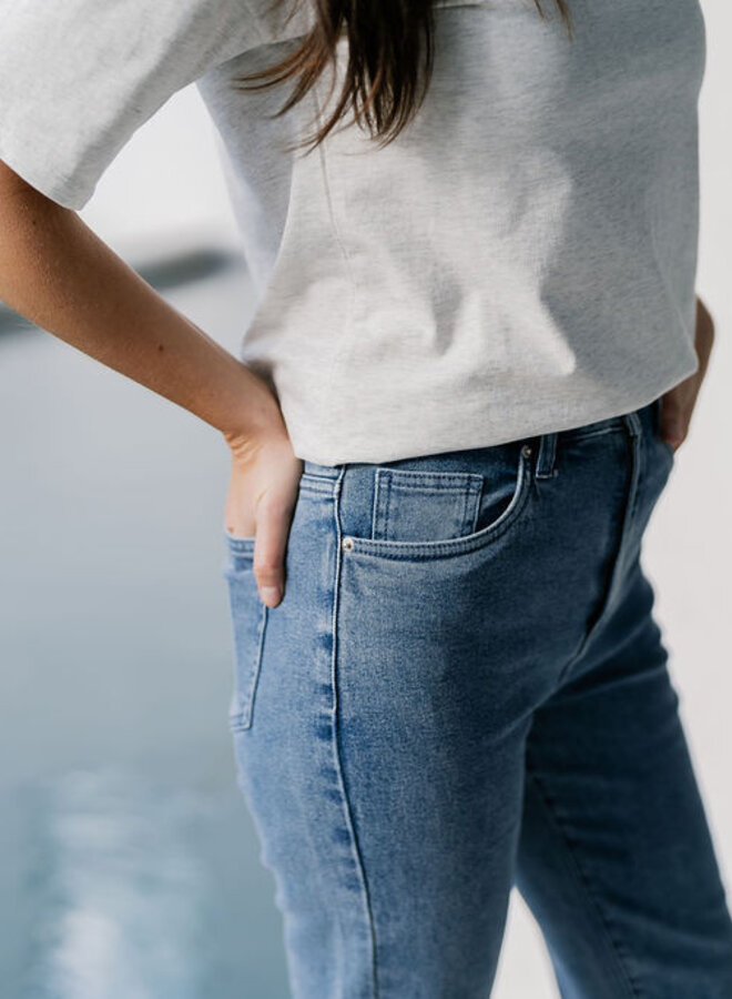 Mom Jeans Colette Medium Blue