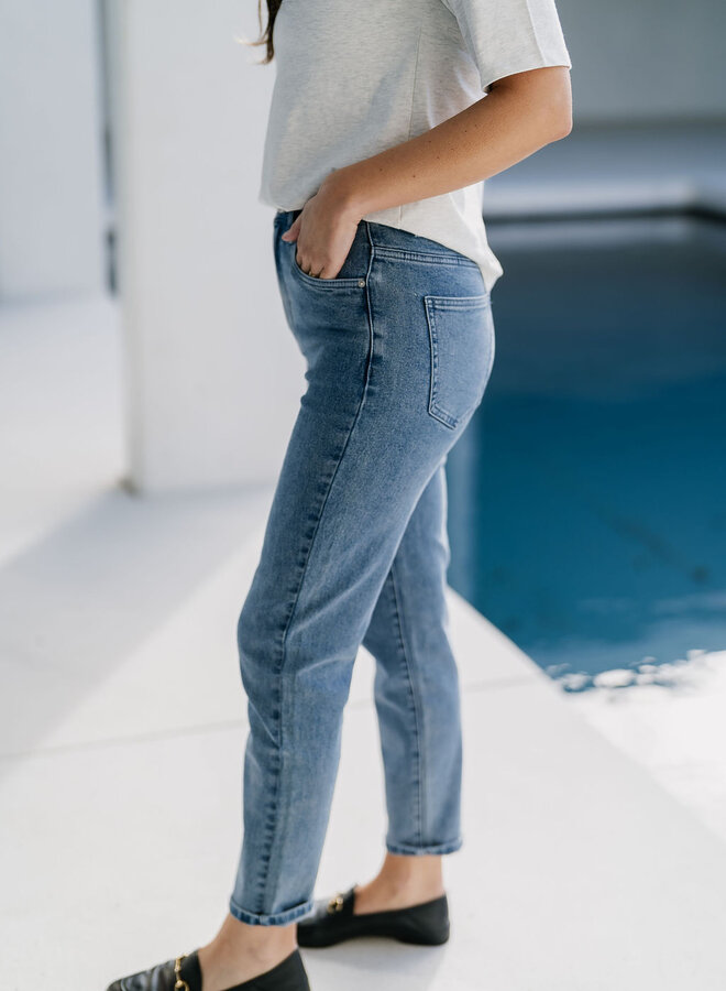 Mom Jeans Colette Medium Blue