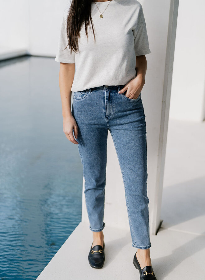 Mom Jeans Colette Medium Blue