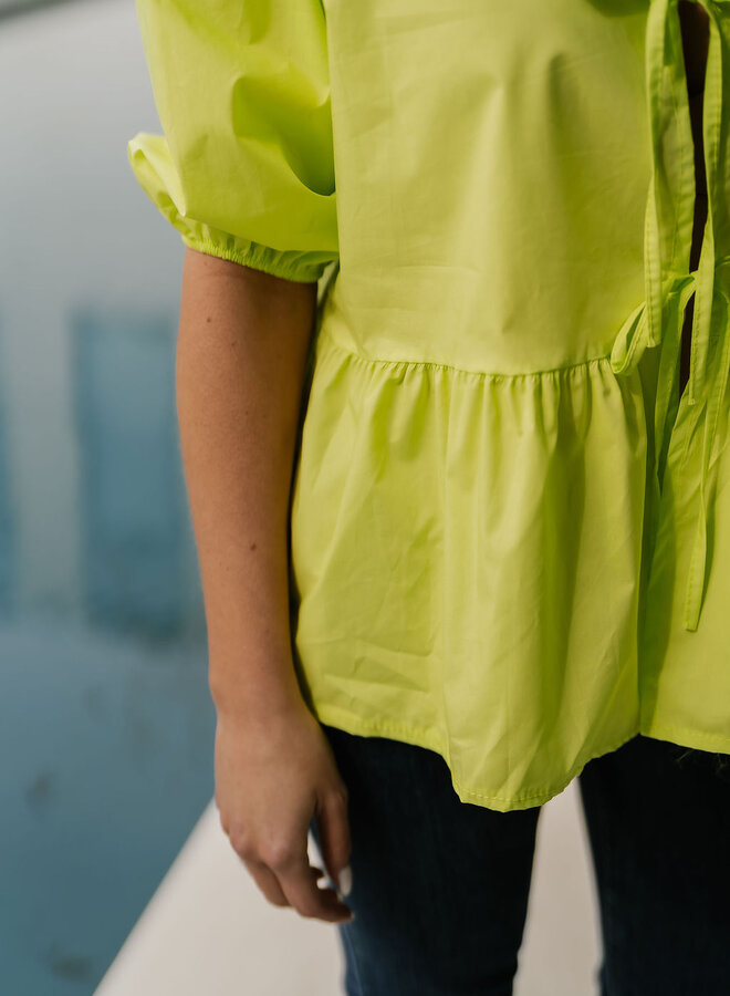 Olivia Shirt Lime Green