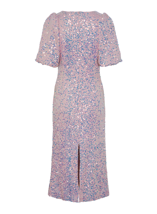 Maja Sequin 2/4 Midi Dress / Pastel Lavender
