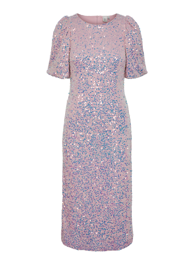 Maja Sequin 2/4 Midi Dress / Pastel Lavender