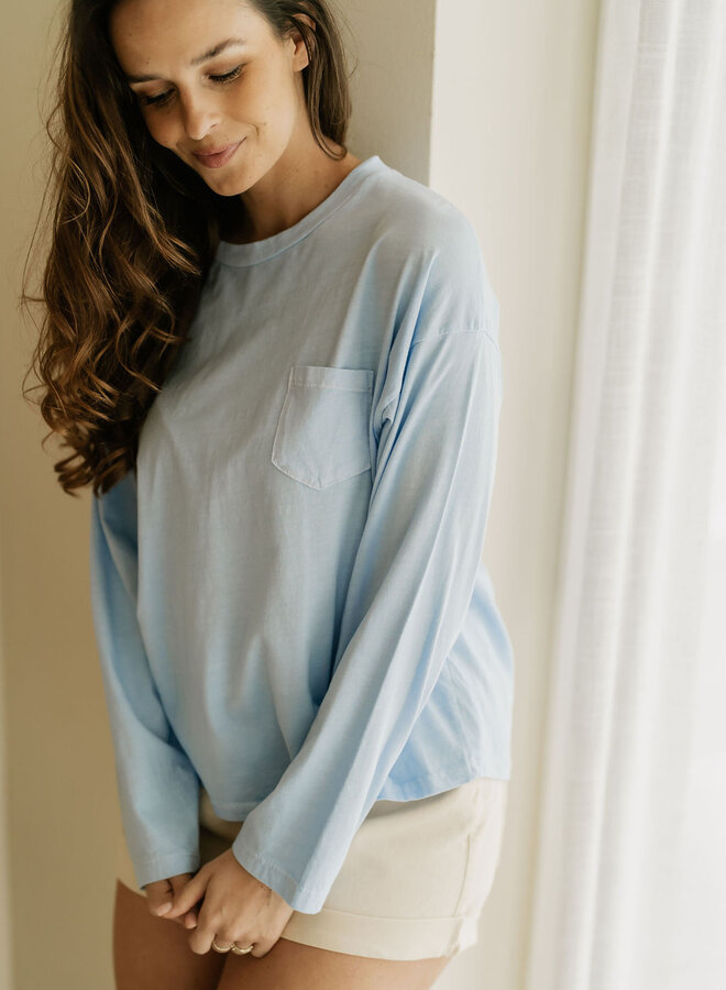 NAO / LS T-Shirt Anna / Light Blue