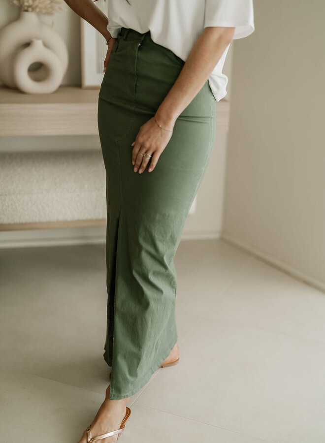 Long Skirt Camille Militare