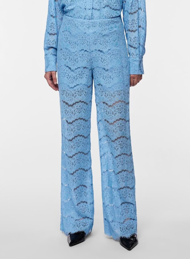 Larisso HW Lace Pants / Alaskan Blue