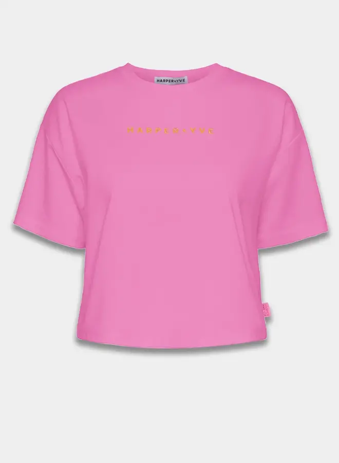 Logo Cropped Shirt Harper & Yve / Lovely Pink