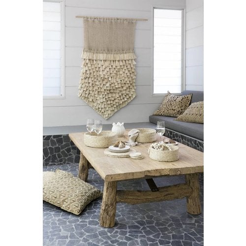 The Dharma Door Tapestry with Natural Tassels - 100cmx h145cm