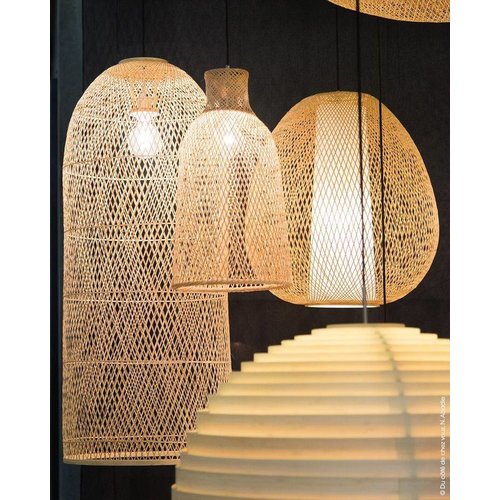 Ay Illuminate Lámpara de techo de bambú Twiggy Al Shade - Natural - Ø40xh20cm - Ay illuminate