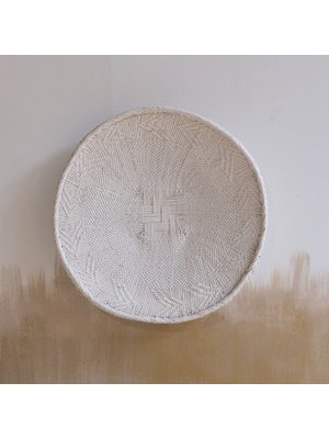 Cesta de pared Tonga - blanca - Ø41-45cm