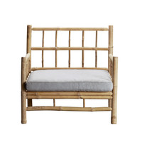 Bamboo lounge chair 76 x 76 x H 70 cm
