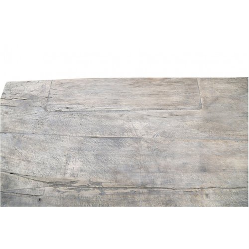 Pieza única Mesa de Café de Madera de Olmo - 146x67xh43cm - pieza única