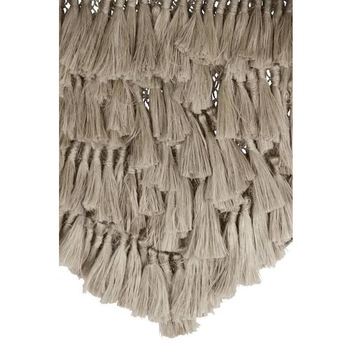 The Dharma Door Colgante de pared de yute con borlas - Natural  - 45xh65cm