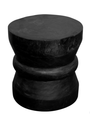 Taburete de madera negro 45x45x58CM