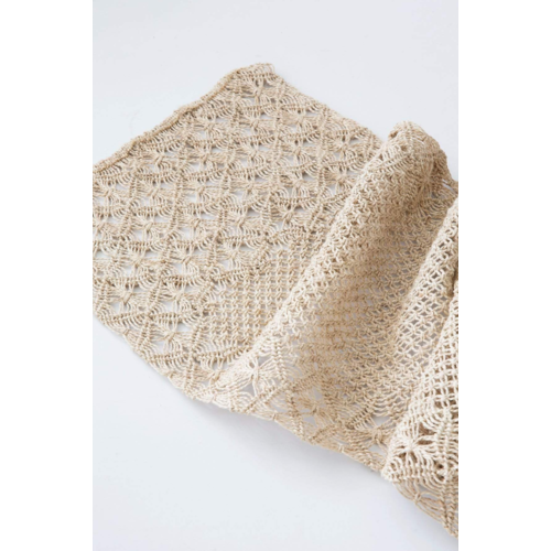 Jute Macrame Table Runner 145x40