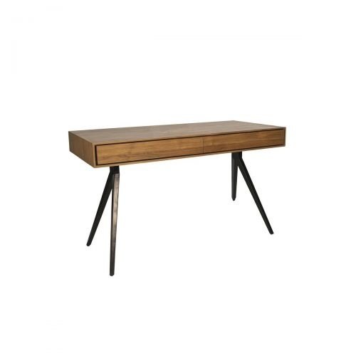 Dareels Majesti desk in recycled teak and iron - 130x55x76cm