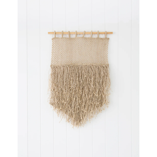 The Dharma Door Jumbo Jute Fringe Wall Hanging