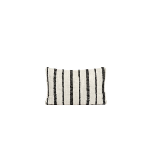 Serax Rudolph Striped Linen Cushion | Negro