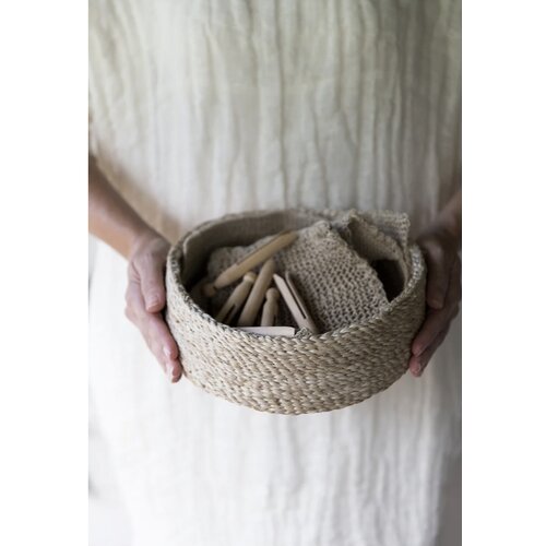 The Dharma Door Trio of Round Baskets - Natural