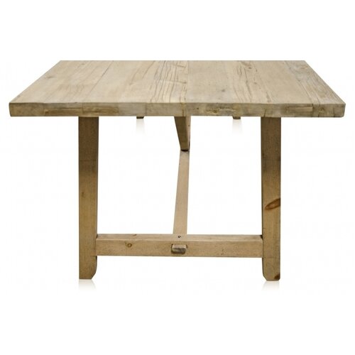 Pieza única Dining table of recycled wood 220x85xH76cm