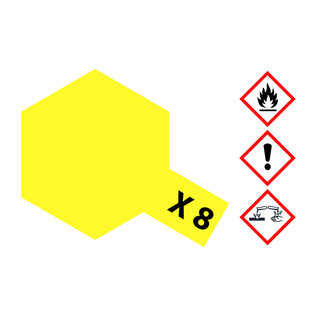 TAMIYA X-8 ZITRONEN-GELB glänzend 23 ml
