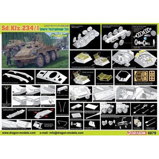 Dragon Sd.Kfz.234/1 schwerer Panzerspähwagen (2cm) Premium Edition - 1:35