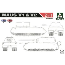 TAKOM TAKOM - Panzerkampfwagen VIII "Maus" V1 & V2 - 1:35