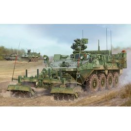 Trumpeter Trumpeter - M1132 Stryker Engineer Squad Vehicle w/LWMR-Mine Roller/SOB - 1:35