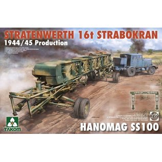 TAKOM Hanomag SS100 w/ Stratenwerth 16t Strabokran 1944/45 - 1:35