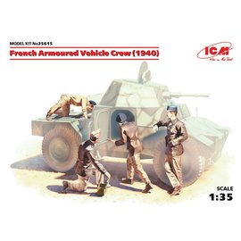 ICM ICM - French Armoured Vehicle Crew (1940) - 1:35