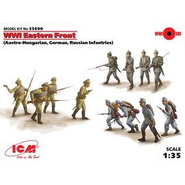 ICM ICM - WWI Eastern Front (Austro-Hungarian / German / Russian Infantry) - 1:35