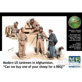 Master Box Master Box - Modern U.S. tank soldiers in Afghanistan - 1:35