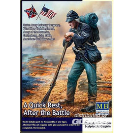 Master Box Master Box - A Quick Rest After the Battle, Union Army Infantry Sergeant, 72nd New York Regiment - 1:35