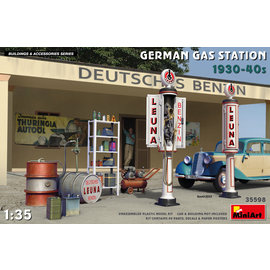 MiniArt MiniArt - Deutsche Tankstelle der 1930er und 1940er Jahre - 1:35