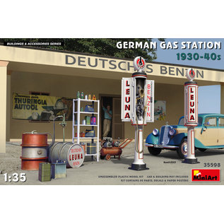 MiniArt Deutsche Tankstelle der 1930er und 1940er Jahre - 1:35