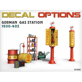 MiniArt Deutsche Tankstelle der 1930er und 1940er Jahre - 1:35