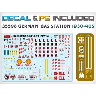 MiniArt Deutsche Tankstelle der 1930er und 1940er Jahre - 1:35