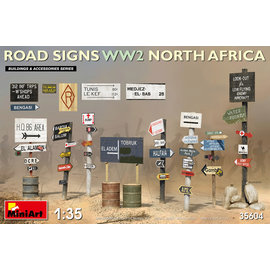 MiniArt MiniArt - Road Signs / Straßenschilder WWII North Africa - 1:35