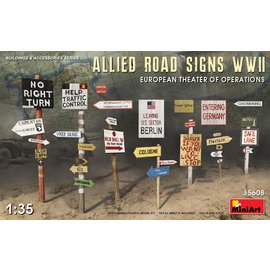 MiniArt MiniArt - Allied Road Signs WWII European theatre of operations - 1:35