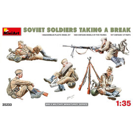 MiniArt MiniArt - Sowjetische Soldaten bei der Rast - 1:35