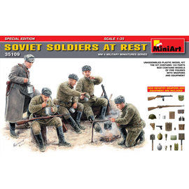 MiniArt MiniArt - Sowjetische Soldaten bei der Rast - Special Edition - 1:35