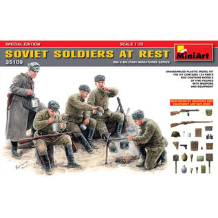 MiniArt Sowjetische Soldaten bei der Rast - Special Edition - 1:35