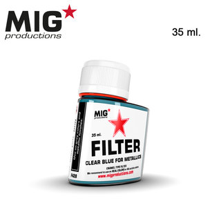 MIG Filter clear blue for metallics