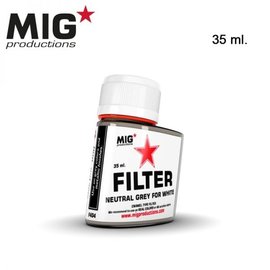 MIG MIG - Filter neutral grey for white