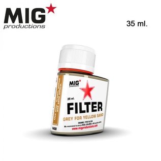 MIG Filter grey for yellow sand