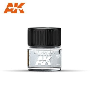 AK Interactive Real Colors Air - RC210 Silbergrau -Silver Grey RAL 7001