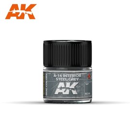 AK Interactive AK Interactive Real Colors Air - RC319 A-14 Interior Steel Grey