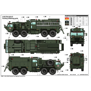 Trumpeter M1142 Tactical Fire Fighting Truck - 1:35